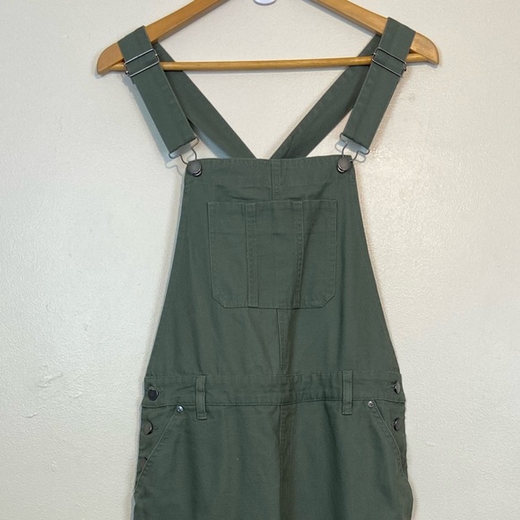 Roxy Eternal Change Green Dungarees Overalls Casual Boho - Picture 6 of 14